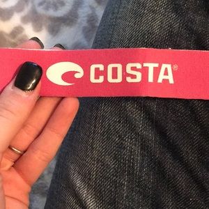 Pink Costa sunglass strap